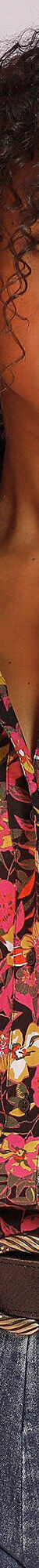 Chemisier boutonné imprimé fleurs (noir / fuchsia) Chemisier boutonné imprimé fleurs (noir / fuchsia)